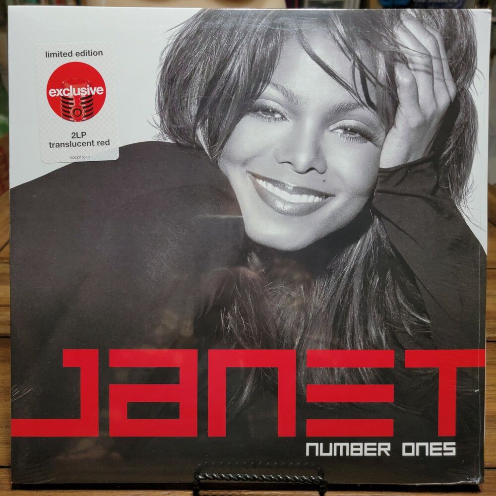 VINYL Janet Jackson: Number Ones - 2 LP Translucent Red NEW / SEALED